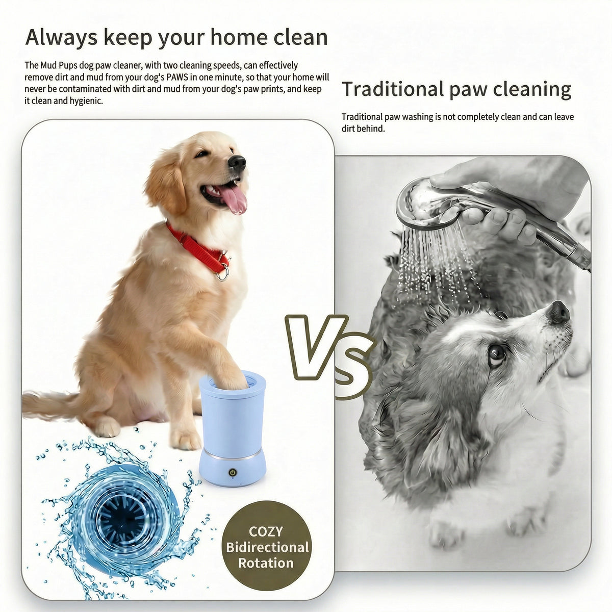 Mud Pups Electric Paw Cleaner